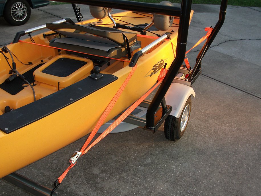 kayak trailer rack florida fish hunter
